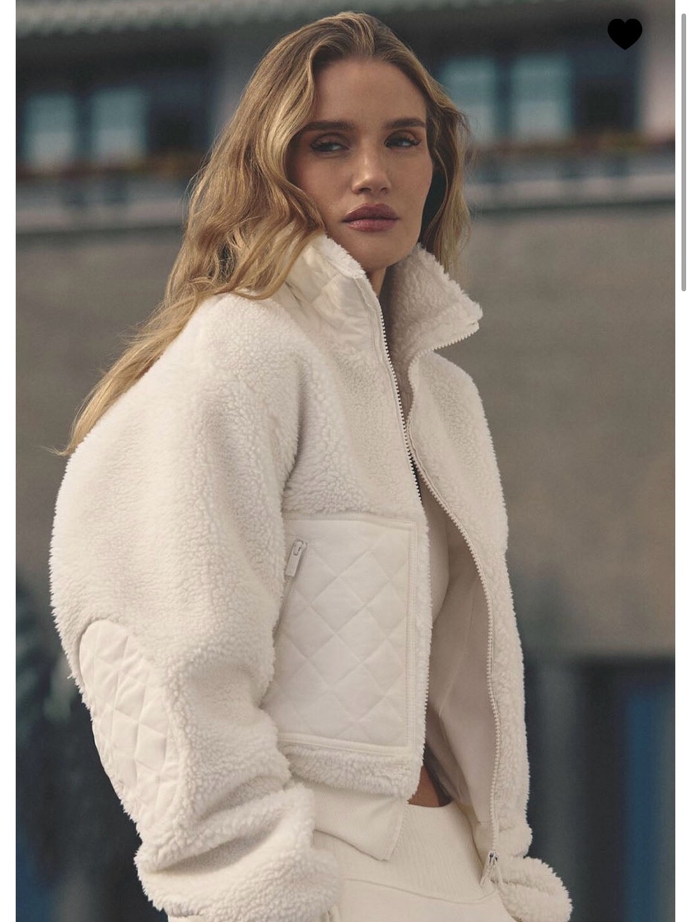 ALO Sherpa Edge Bomber - Ivory